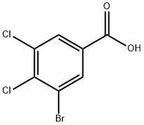 3-bromo-4,5-dichlorobenzoic acid Struktur