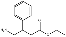 ethyl 4-amino-3-phenylbutanoate 化学構造式