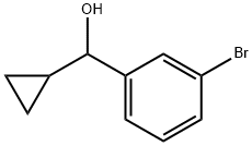 (3-溴苯基)(环丙基)甲醇,79134-92-2,结构式