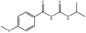 N-[(isopropylamino)carbonothioyl]-4-methoxybenzamide Structure