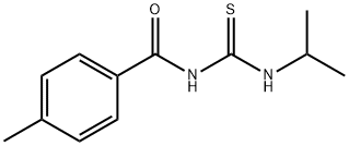 N-[(isopropylamino)carbonothioyl]-4-methylbenzamide Struktur