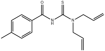 N-[(diallylamino)carbonothioyl]-4-methylbenzamide Struktur