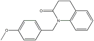 2(1H)-Quinolinone, 3,4-dihydro-1-[(4-methoxyphenyl)methyl]-,792122-84-0,结构式