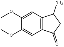 3-Amino-5,6-dimethoxy-indan-1-one 化学構造式