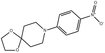 1,4-Dioxa-8-azaspiro[4.5]decane, 8-(4-nitrophenyl)- Struktur