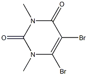 2,4(1H,3H)-Pyrimidinedione,5,6-dibromo-1,3-dimethyl-