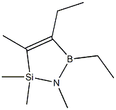 1-Aza-2-sila-5-boracyclopent-3-ene, 4,5-diethyl-1,2,2,3-tetramethyl- Structure