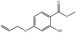 Benzoic acid, 2-hydroxy-4-(2-propenyloxy)-, methyl ester Structure