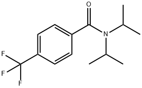 N,N-di(propan-2-yl)-4-(trifluoromethyl)benzamide Struktur