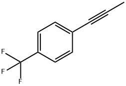 Benzene, 1-(1-propynyl)-4-(trifluoromethyl)- Structure