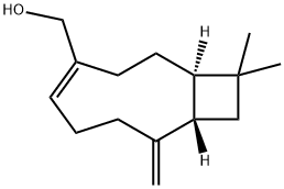 [(1R,4E,9S)-11,11-dimethyl-8-methylidene-4-bicyclo[7.2.0]undec-4-enyl]methanol Structure