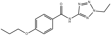 N-(2-ethyl-2H-tetraazol-5-yl)-4-propoxybenzamide Structure