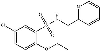 5-chloro-2-ethoxy-N-(pyridin-2-ylmethyl)benzenesulfonamide Structure