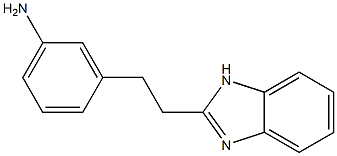 3-[2-(1H-benzimidazol-2-yl)ethyl]aniline Structure