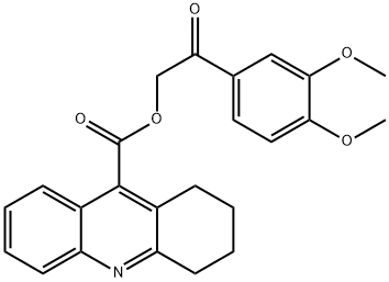 799265-96-6 2-(3,4-dimethoxyphenyl)-2-oxoethyl 1,2,3,4-tetrahydro-9-acridinecarboxylate