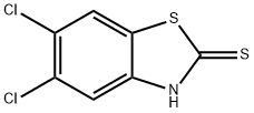 2(3H)-Benzothiazolethione, 5,6-dichloro- Struktur