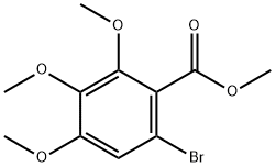 6-溴-2,3,4-三甲氧基苯甲酸甲酯, 80141-07-7, 结构式