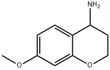 7-METHOXY-3,4-DIHYDRO-2H-1-BENZOPYRAN-4-AMINE Structure