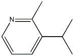 Pyridine, 2-methyl-3-(1-methylethyl)- Struktur