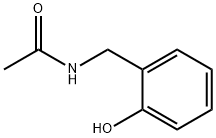 N-(2-ヒドロキシベンジル)アセトアミド 化学構造式