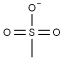 Methanesulfonate 结构式