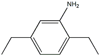 Benzenamine, 2,5-diethyl- Structure