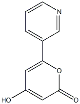 2H-Pyran-2-one, 4-hydroxy-6-(3-pyridinyl)- Struktur