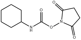 2,5-Pyrrolidinedione, 1-[[(cyclohexylamino)carbonyl]oxy]- Struktur