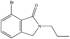 7-bromo-2-propyl-3H-isoindol-1-one Structure