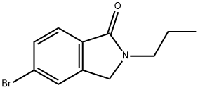 1H-Isoindol-1-one, 5-bromo-2,3-dihydro-2-propyl-,807343-17-5,结构式