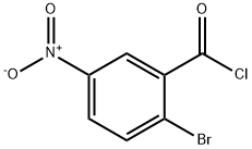 2-Bromo-5-nitrobenzoyl chloride 化学構造式