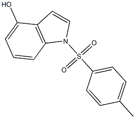 1H-Indol-4-ol, 1-[(4-methylphenyl)sulfonyl]- 结构式