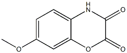 2H-1,4-Benzoxazine-2,3(4H)-dione, 7-methoxy- Structure