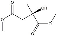 Butanedioic acid, 2-hydroxy-2-methyl-, dimethyl ester, (R)- Structure