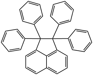 Acenaphthylene, 1,2-dihydro-1,1,2,2-tetraphenyl- Structure