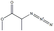 Propanoic acid, 2-azido-, methyl ester Structure