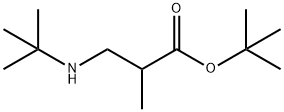tert-butyl 3-(tert-butylamino)-2-methylpropanoate, 816466-55-4, 结构式