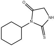 3-cyclohexyl-2-thioxoimidazolidin-4-one Structure