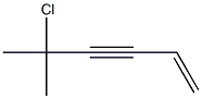 1-Hexen-3-yne, 5-chloro-5-methyl- Structure