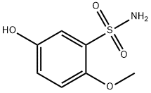 Benzenesulfonamide, 5-hydroxy-2-methoxy- Struktur