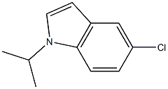 1H-Indole, 5-chloro-1-(1-methylethyl)- 化学構造式