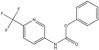 Carbamic acid, [6-(trifluoromethyl)-3-pyridinyl]-, phenyl ester Structure