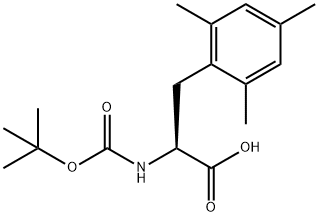 N-BOC-DL-2,4,6-三甲基苯丙氨酸, 82317-87-1, 结构式