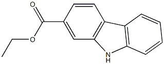 9H-Carbazole-2-carboxylic acid, ethyl ester Struktur