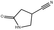 5-OXOPYRROLIDINE-3-CARBONITRILE 结构式