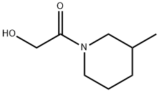 Piperidine, 1-(hydroxyacetyl)-3-methyl- Structure