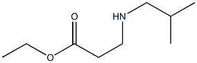 エチル3-[(2-メチルプロピル)アミノ]プロパン酸 化学構造式