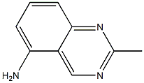 2-甲基喹唑啉-5-胺, 825654-44-2, 结构式