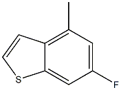 Benzo[b]thiophene, 6-fluoro-4-methyl- Structure