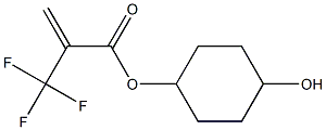 2-Propenoic acid, 2-(trifluoromethyl)-, 4-hydroxycyclohexyl ester Structure